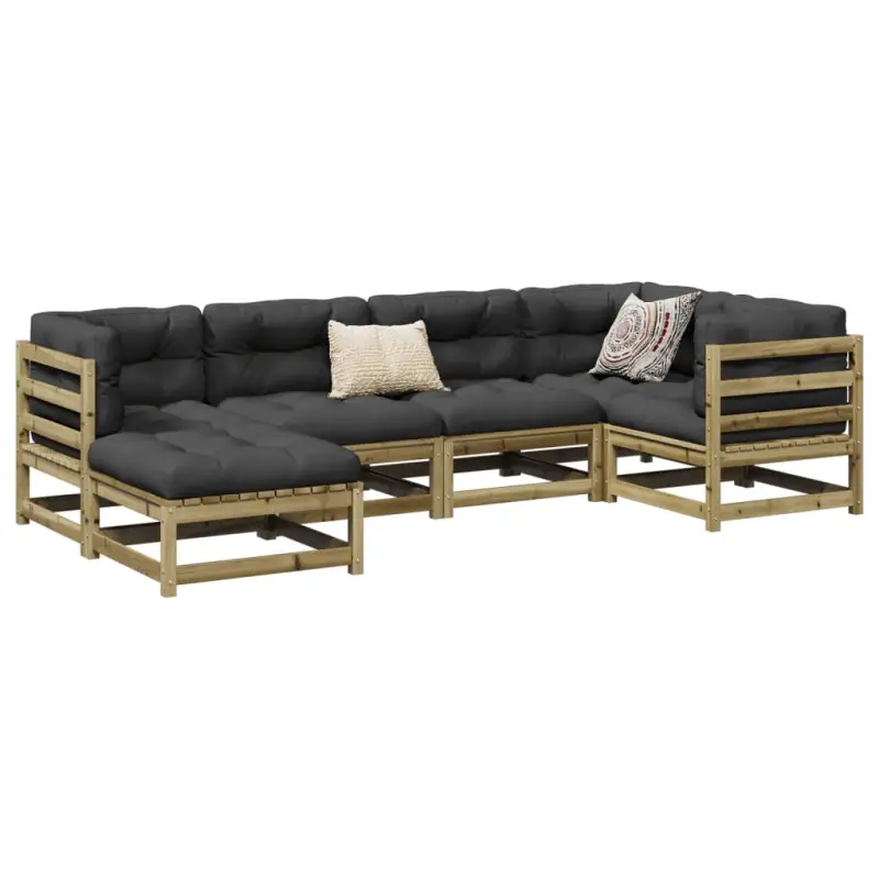 Modulair loungeset met comfortabele zitervaring en hoogte rugleuning