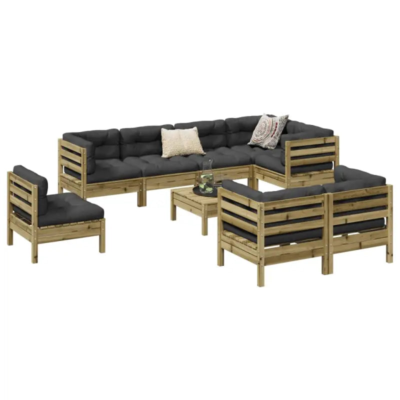 Modulair loungeset voor een comfortabele zitervaring in je tuin of terras