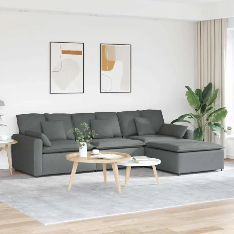 Modulaire bank met elegante ontwerpen en perfecte afmetingen voor jouw leefruimte