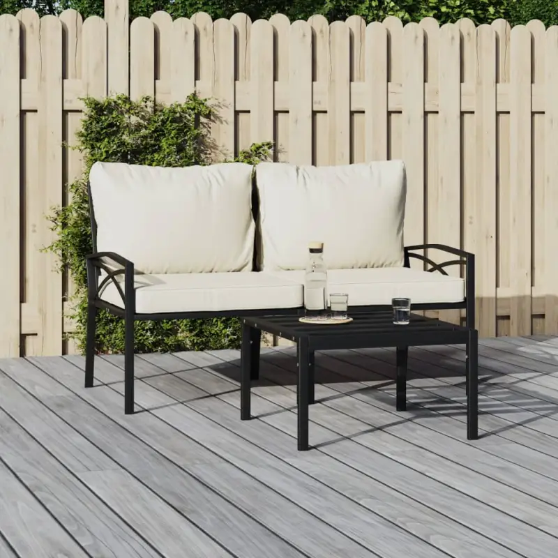 Modulaire Stalen Tuinbanken voor een Sterke en Stijlvolle Tuin