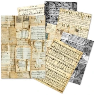 Ciao Bella – Music sheet A5 tissue paper set (24)