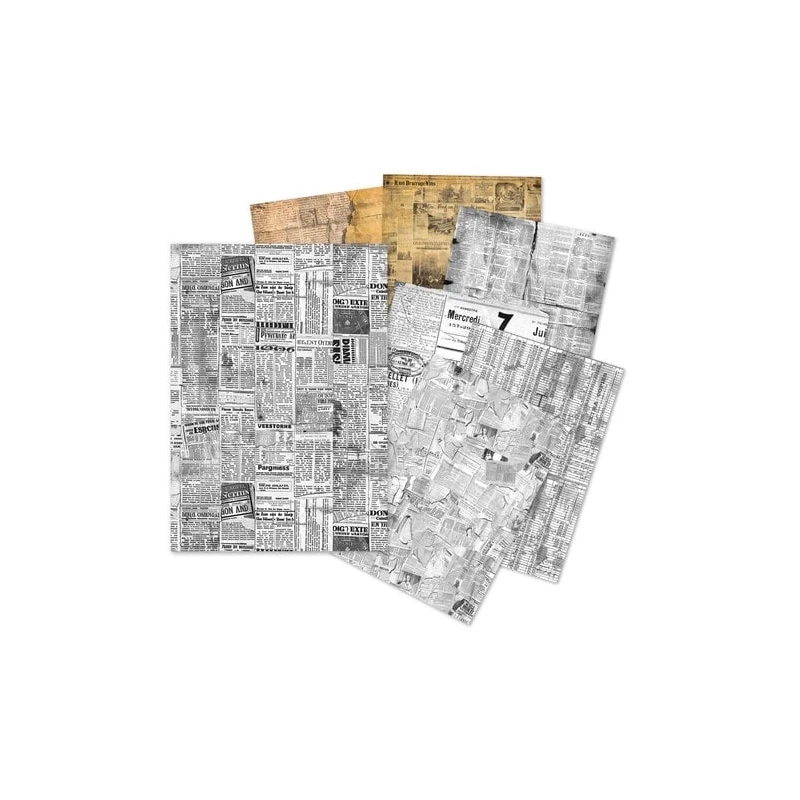 Ciao Bella – Newspaper A5 tissue paper set (24)