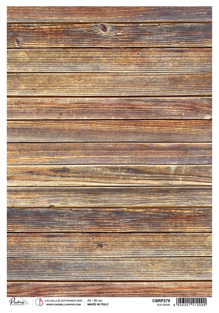 Ciao Bella – Rice Paper – Old Wood