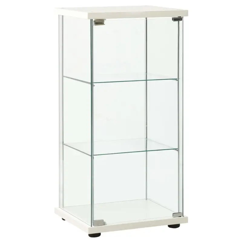 Opbergkast van gehard glas voor een nette en overzichtelijke ruimte