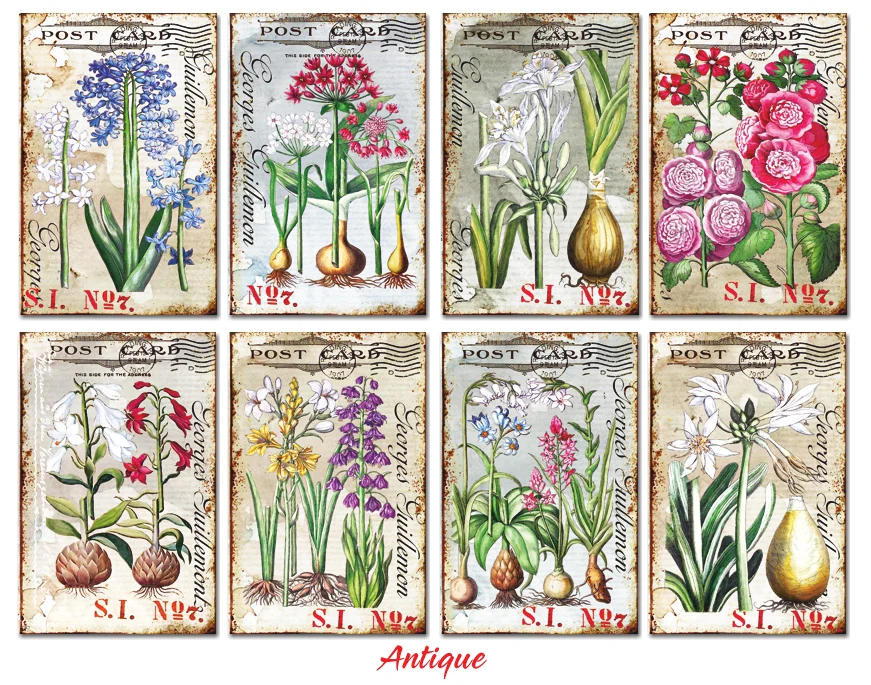 Decorer –  Antique 7×10,8 cm scrapbook papier