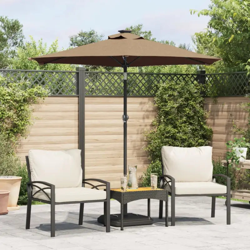Parasols en zonneschermen voor schaduw en UV-bescherming