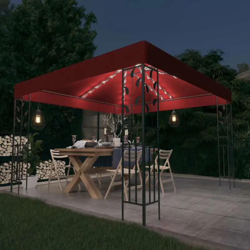 Partytent en prieël voor schaduw en privacy in de tuin