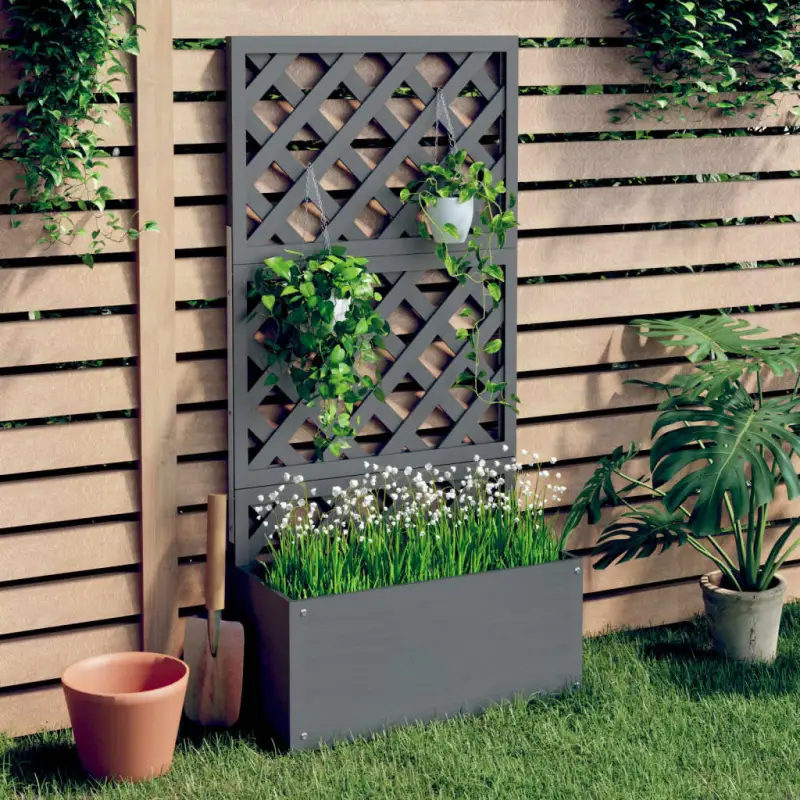 Plantenbak met Latwerk voor Tuin en Balkon