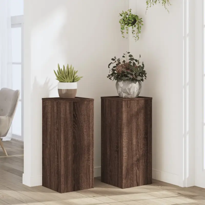 Plantenstandaarden van bewerkt hout voor planten en andere decoraties