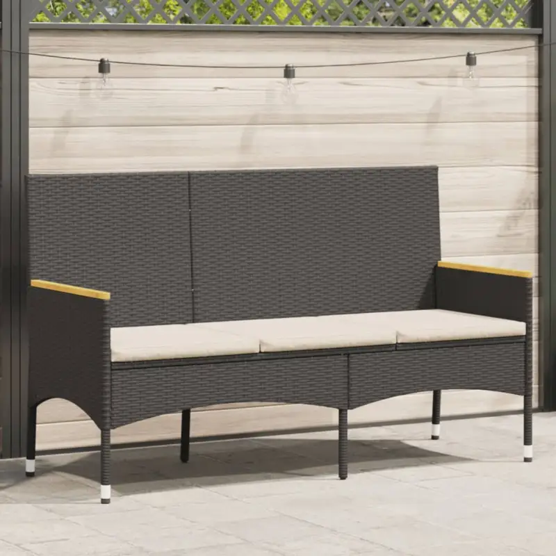 Poly Rattan tuinbank voor een comfortabele zitervaring in je tuin