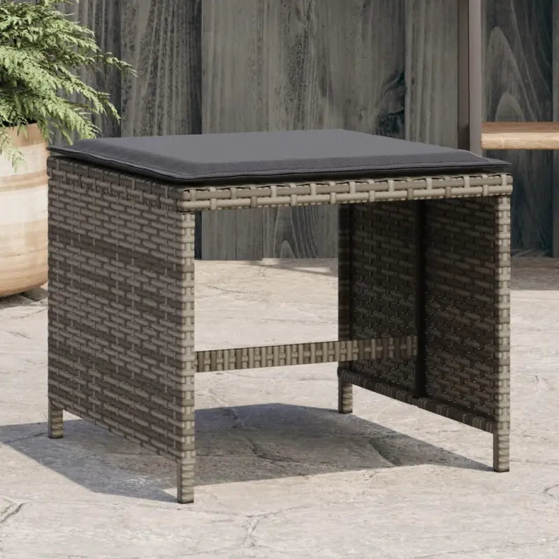 Poly rattan tuinkrukken voor een comfortabele zitervaring