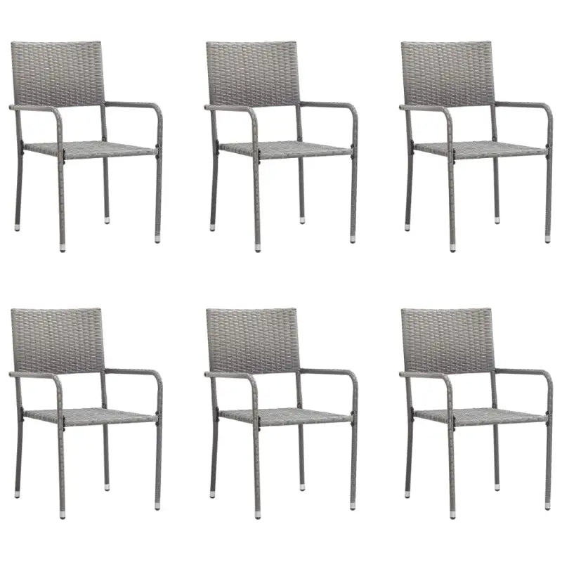 Poly Rattan Tuinstoelen voor Dineren en Ontspannen