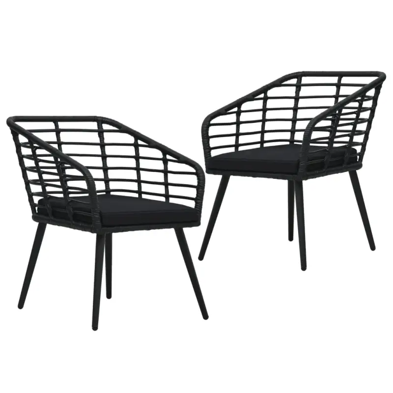Poly rattan tuinstoelen voor rustieke charme en veelzijdigheid