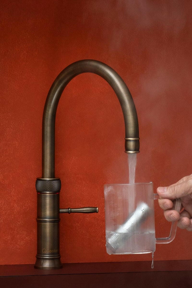 Quooker Classic Fusion Round Messing Patina