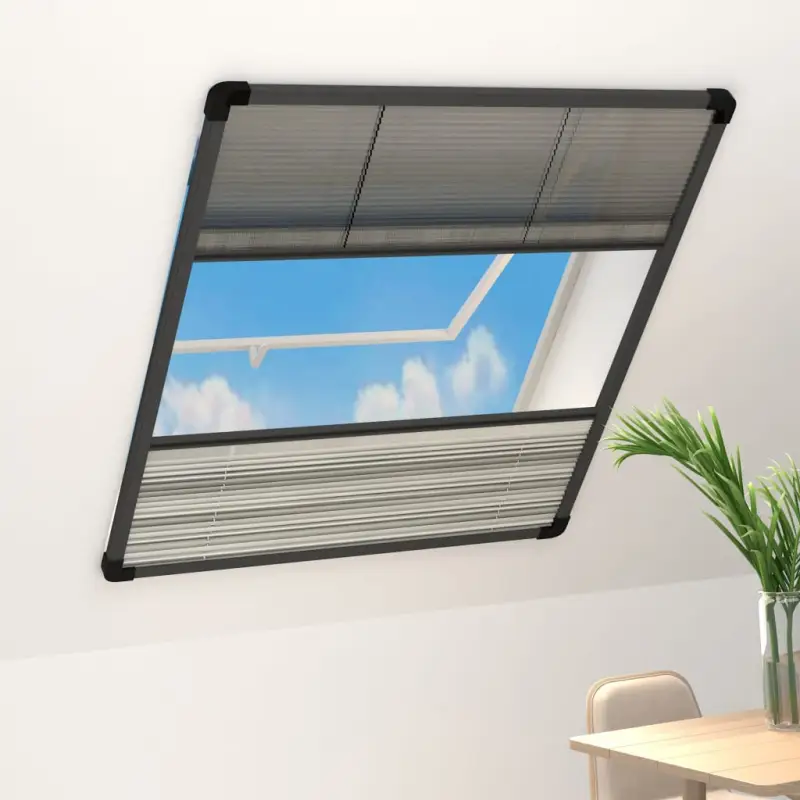 Raamhorren voor dakramen met aluminium frame en insectenbescherming