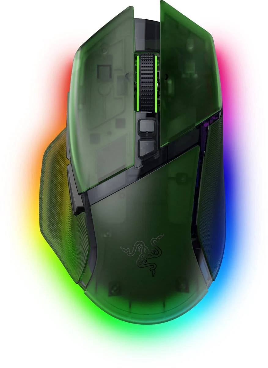 Razer Basilisk V3 Pro 35K Ergonomic Wireless Phantom Green