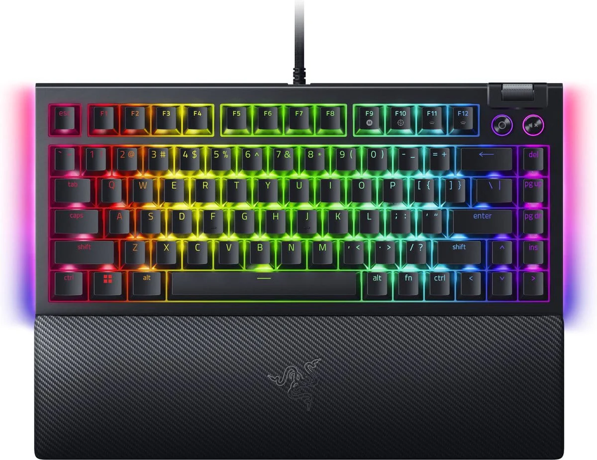 Razer BlackWidow V4 75% Mechanical Gaming Keyboard Black