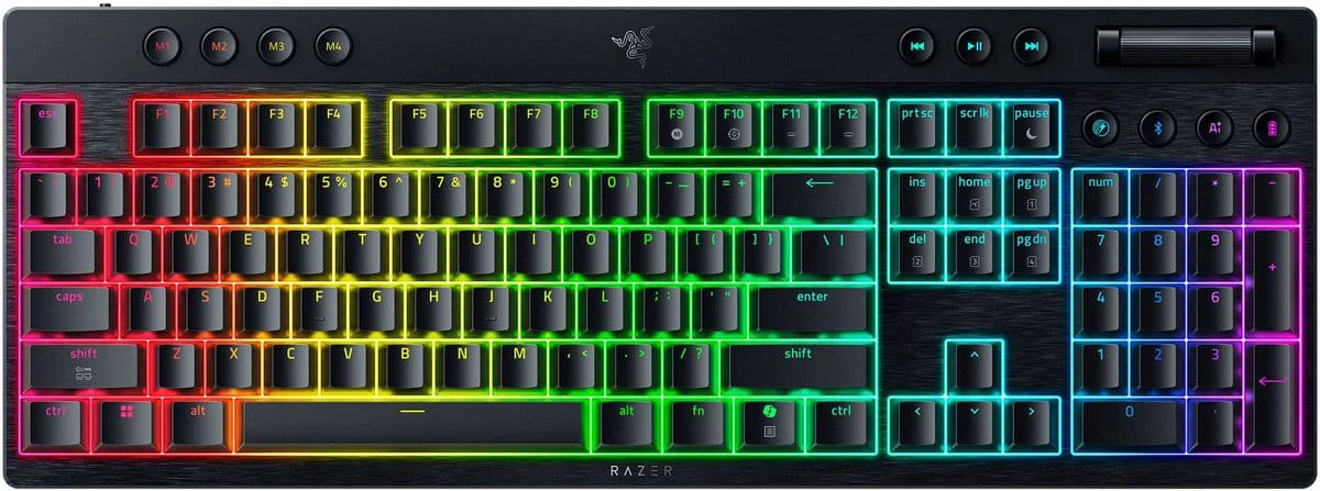 Razer BlackWidow V4 HyperSpeed Gaming Keyboard Green Switch