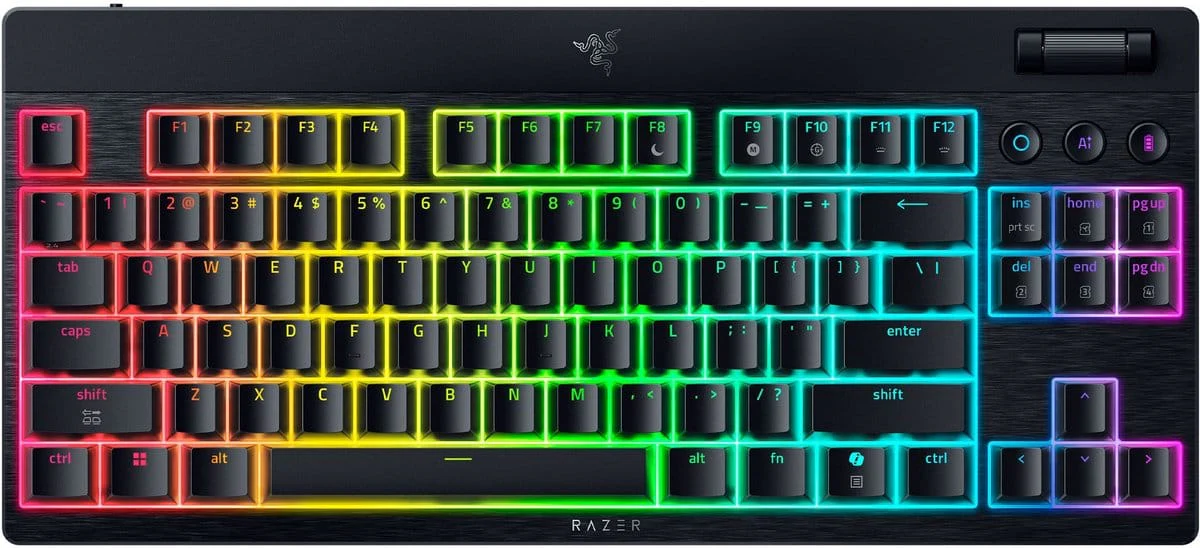 Razer BlackWidow V4 TKL HyperSpeed Keyboard Orange Switch