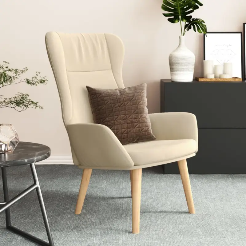 Relaxfauteuil met massief rubberwood voor ultiem comfort