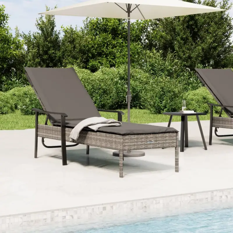Relaxstoel van poly Rattan voor buitengebruik en duurzaam comfort