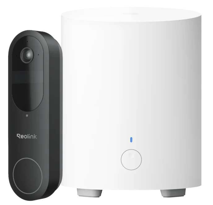 Reolink Wireless WiFi Video Doorbell (D340B) + Hub Mini