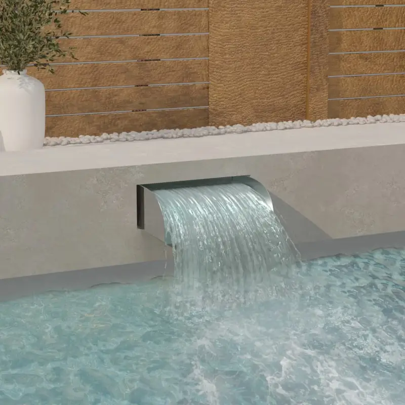 Roestvrij Staal Waterval voor Vijver en Zwembad voor een Rustige Sfeer
