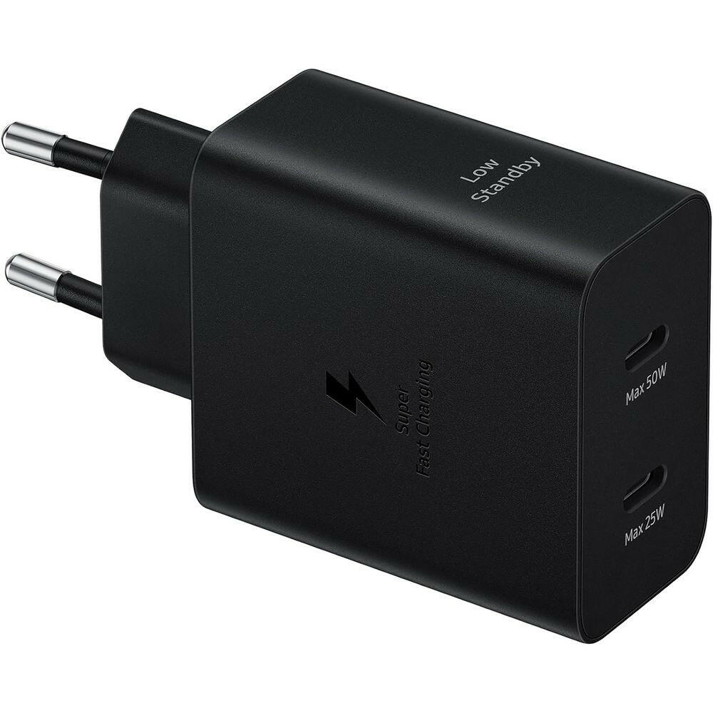 Samsung Galaxy 50W Power Adapter Duo USB-C zwart