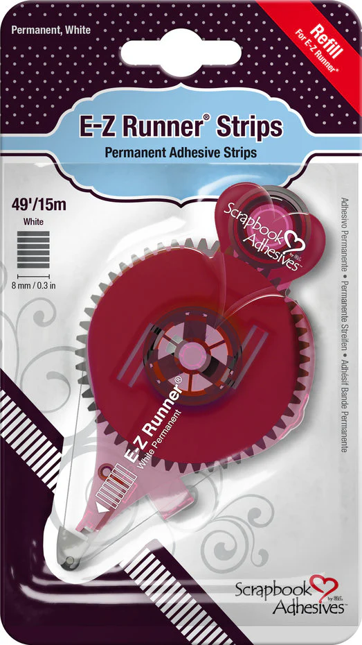 E-Z permanent strips white refill E-Z permanent strips white refill