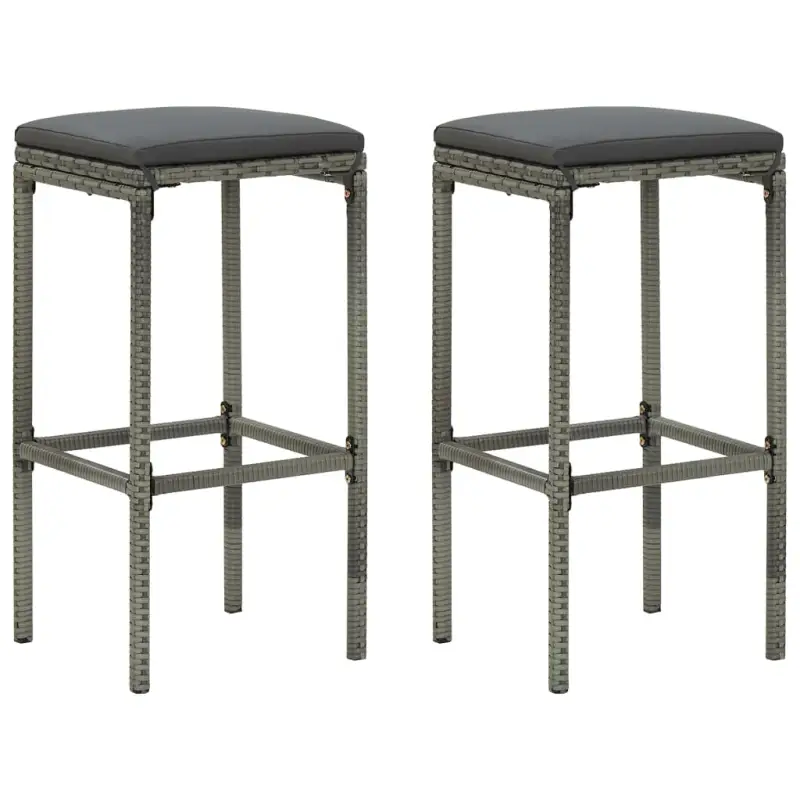 Set van twee stevige barkrukken met uniek design
