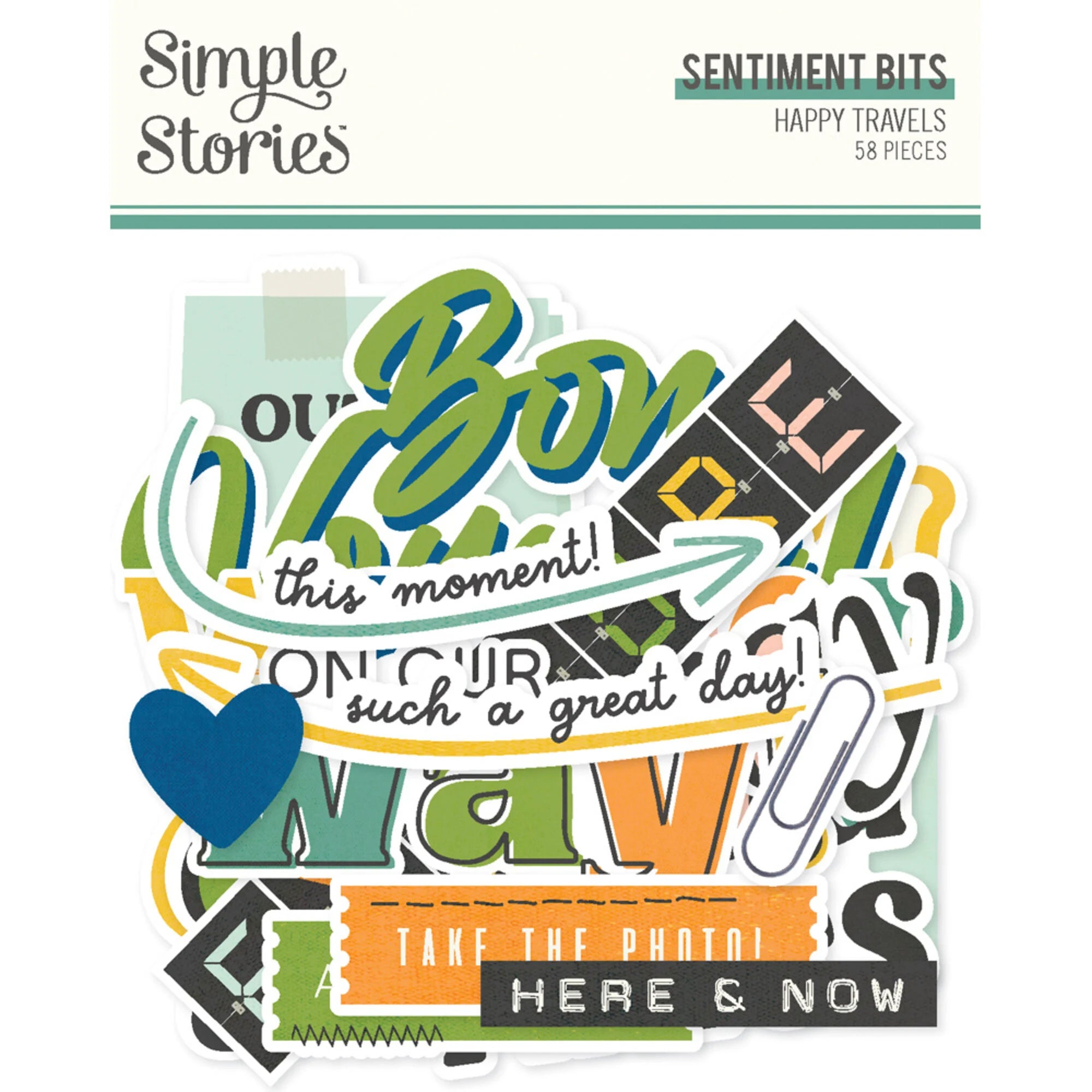 Simple Stories Happy Travels Bit and Pieces
