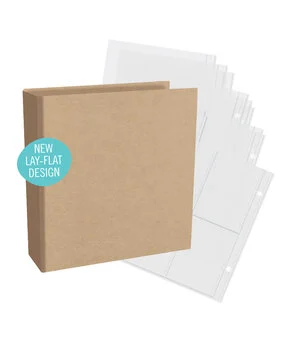 Simple Stories – Sn@p! Simple Kraft 6×8 inch chipboard binder