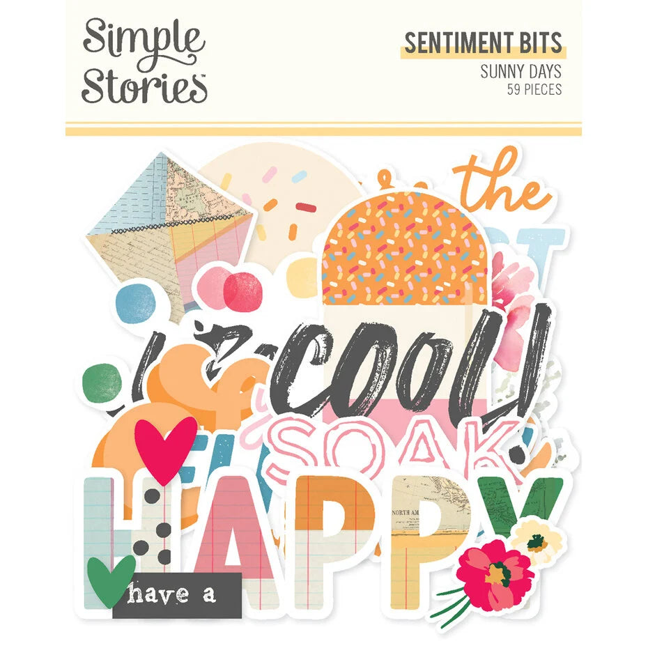 Simple Stories Sunny days bits and pieces