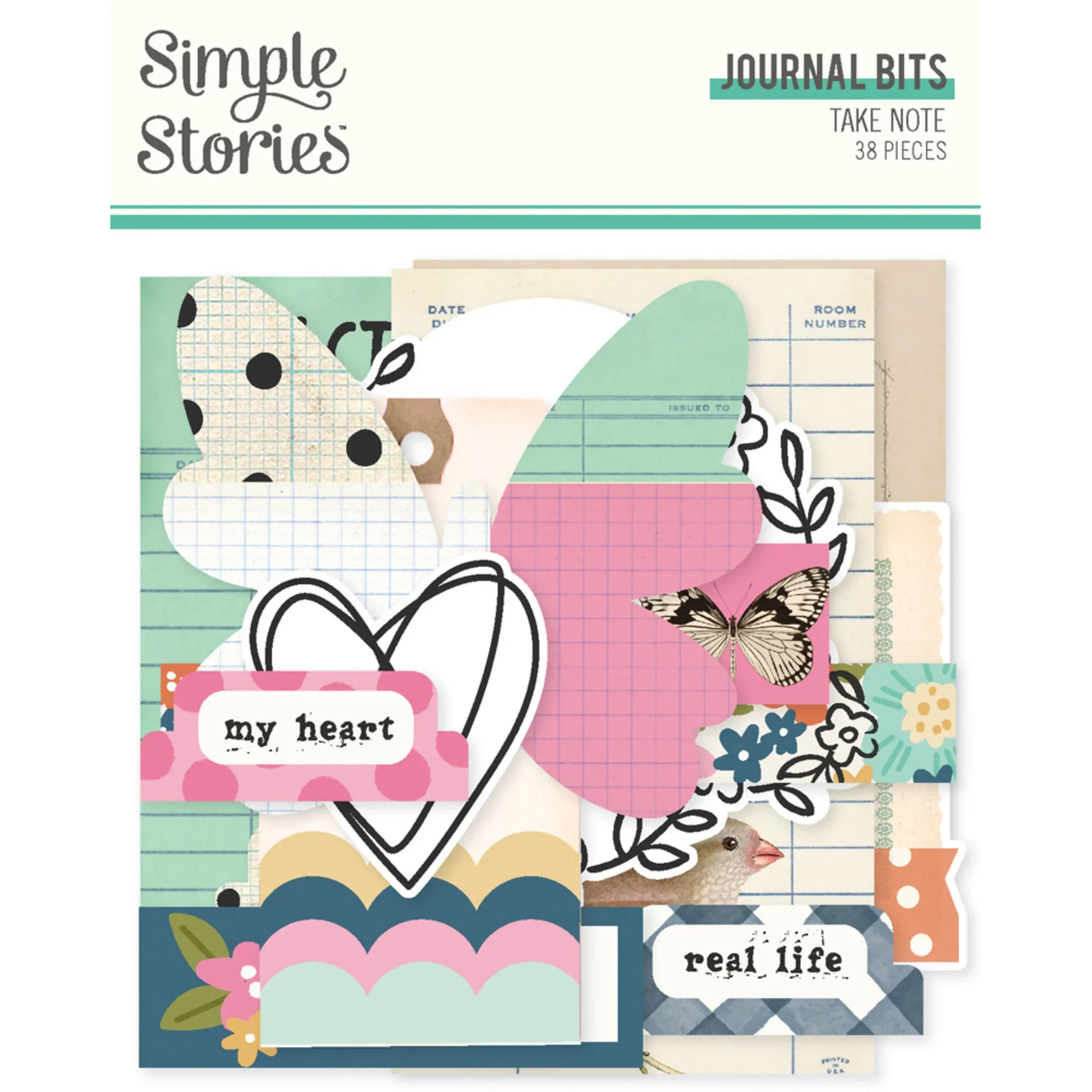 Simple Stories Take note embellishments