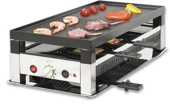 SOLIS 4 in 1 Raclette & Pizza grill for 8 (Type 791)