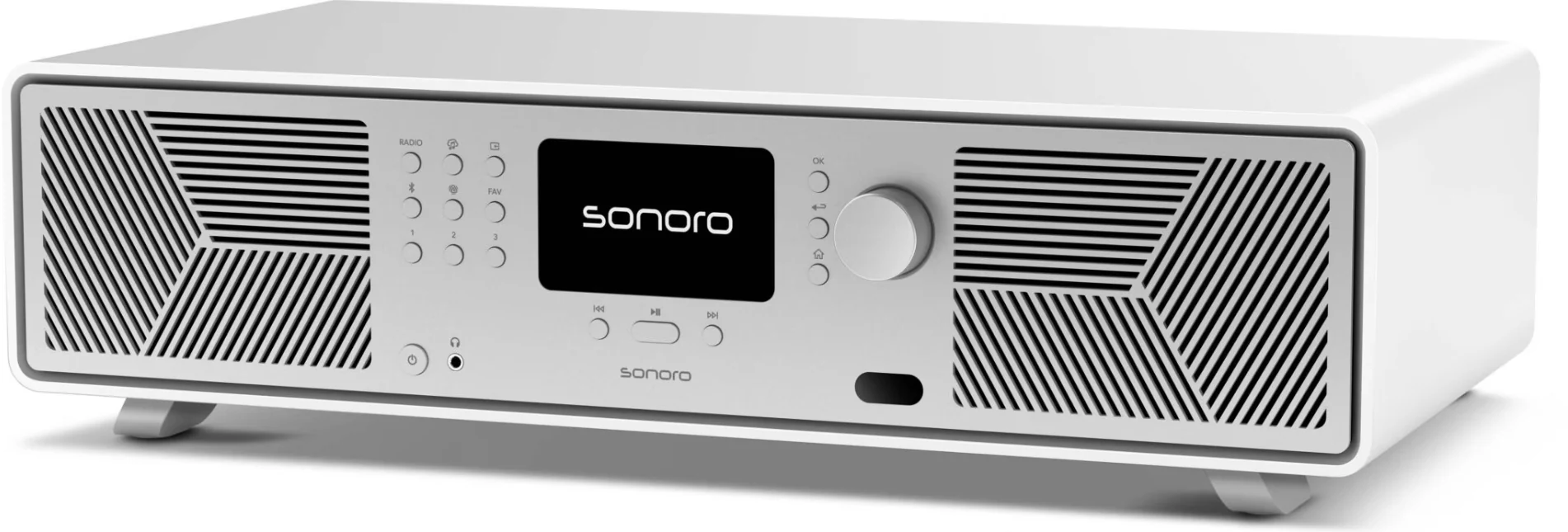 Sonoro Avaton Matt White Silver