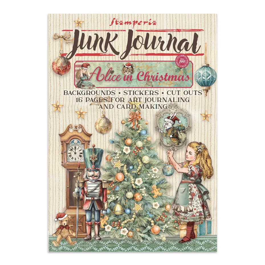 Stamperia – Junk Journal – Alice in Christmas Stamperia – Junk Journal – Alice in Christmas