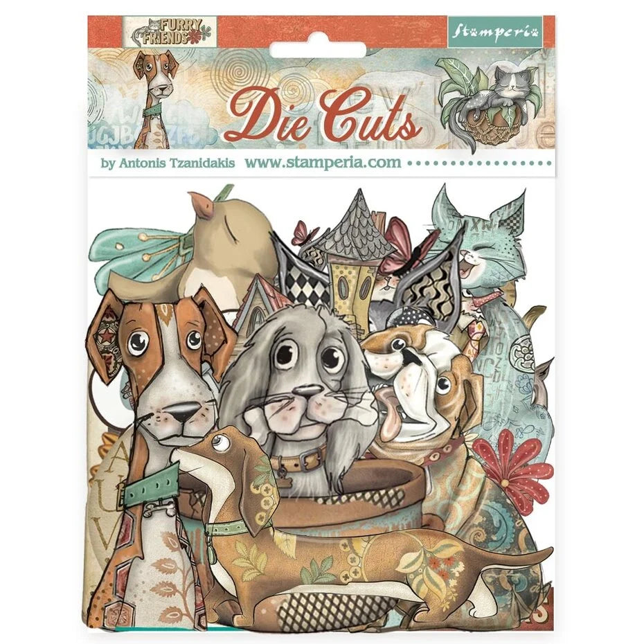 Stamperia Furry friends embellishments