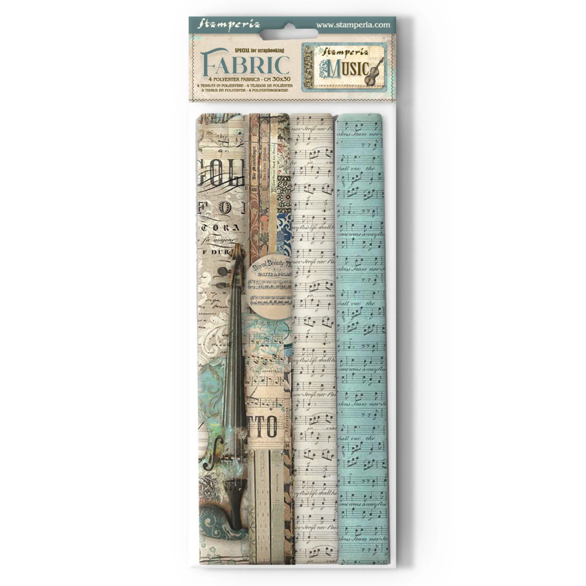 Stamperia – Music – Fabric Stamperia – Music – Fabric