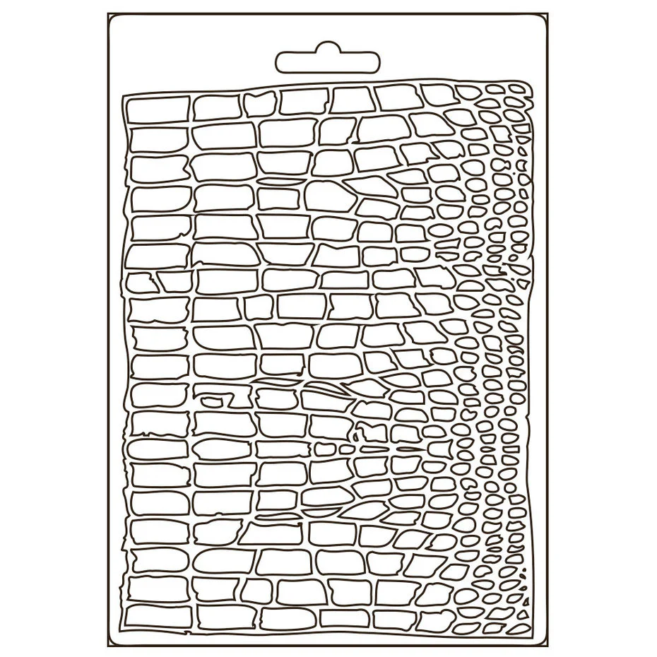 Stamperia – Soft Mould A5 Savana Crocodile Pattern Stamperia – Soft Mould A5 Savana Crocodile Pattern