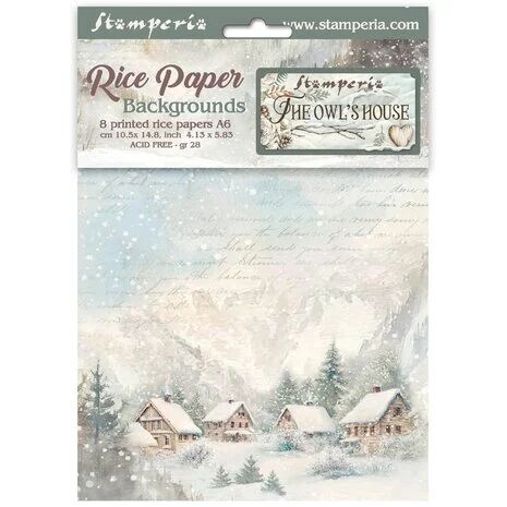 Stamperia – rice paper A6 The Owl’s House Stamperia – rice paper A6 The Owl’s House