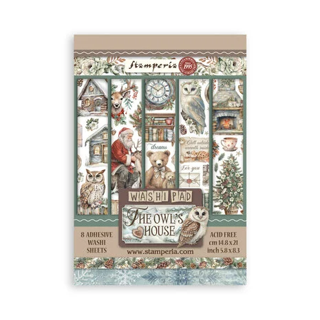 Stamperia – The Owl’s House – Washi Pad Stamperia – The Owl’s House – Washi Pad