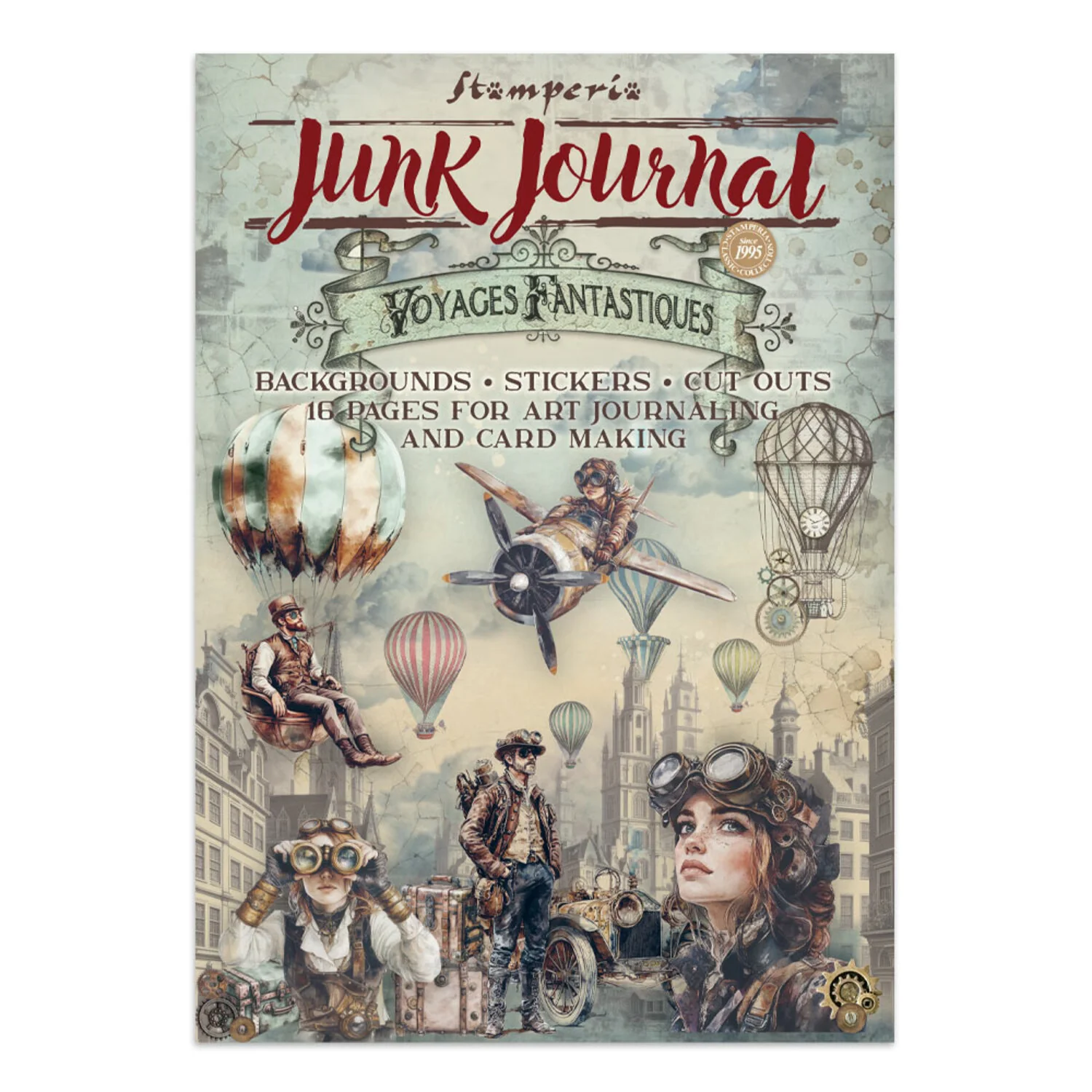 Stamperia Junk Journal; Voyages Fantastiques