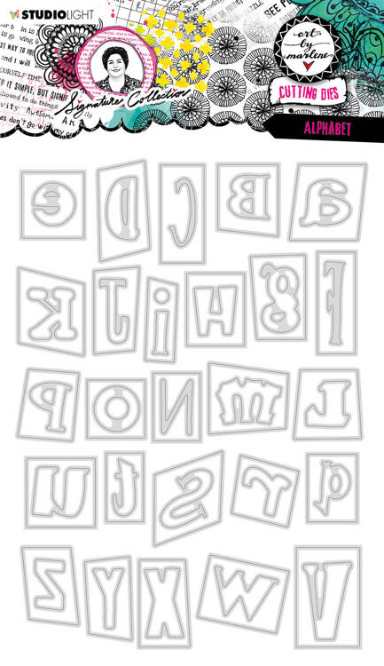 Art by Marlene – Cutting die Alphabet