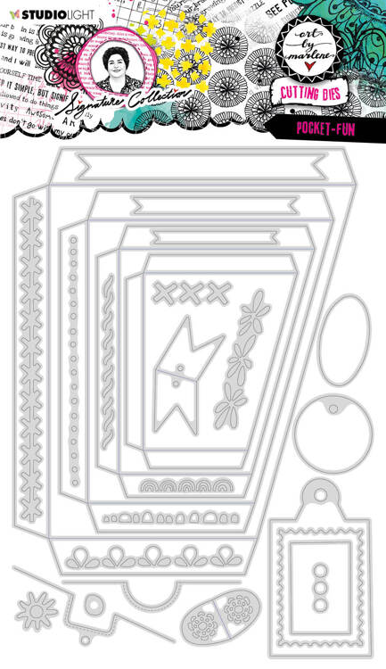 Art by Marlene – Cutting die  pocket-fun
