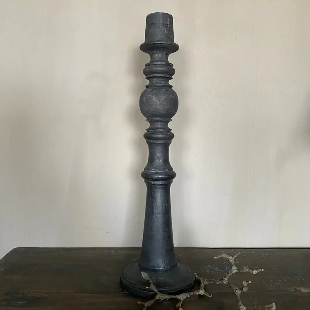 Kandelaar mat zwart 48