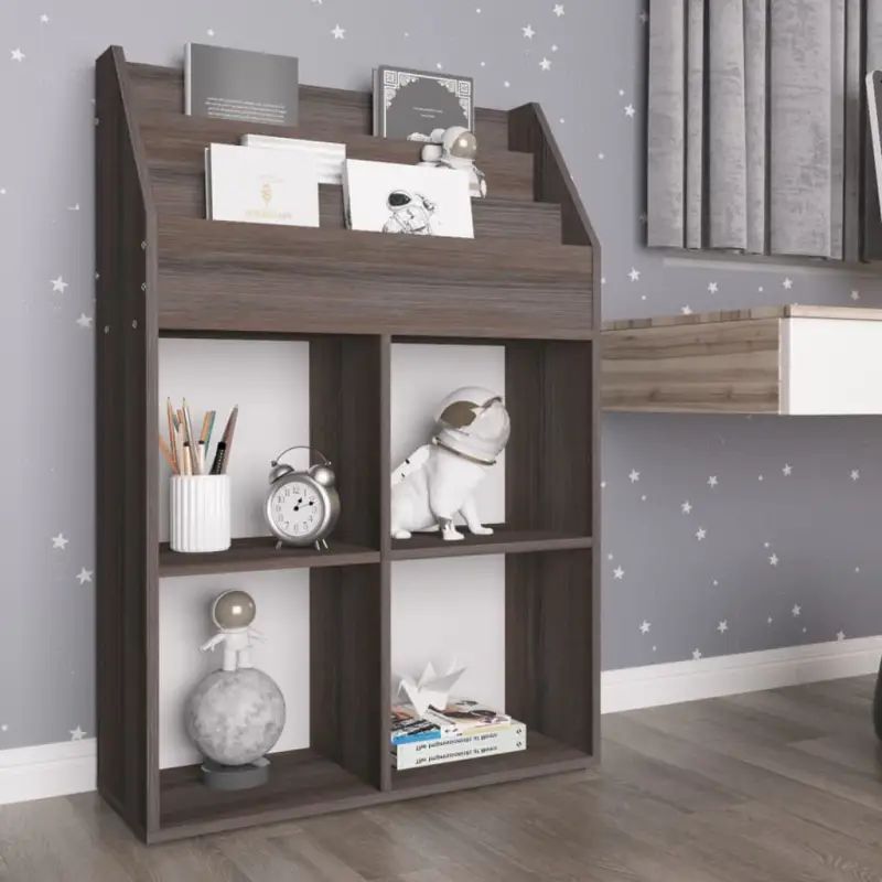 Tijdschriftenrek voor kinderen van bewerkt hout Practical en duurzaam