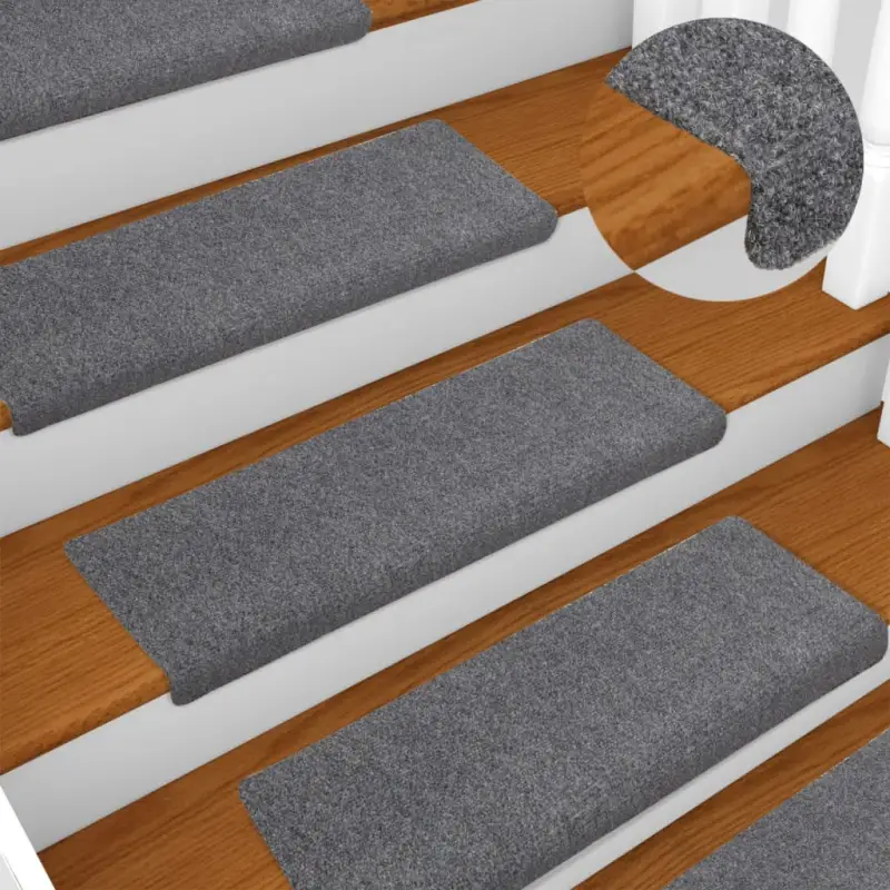 Trapmatten met genaaldvilte stof voor stijl en veiligheid in huis levering bevat