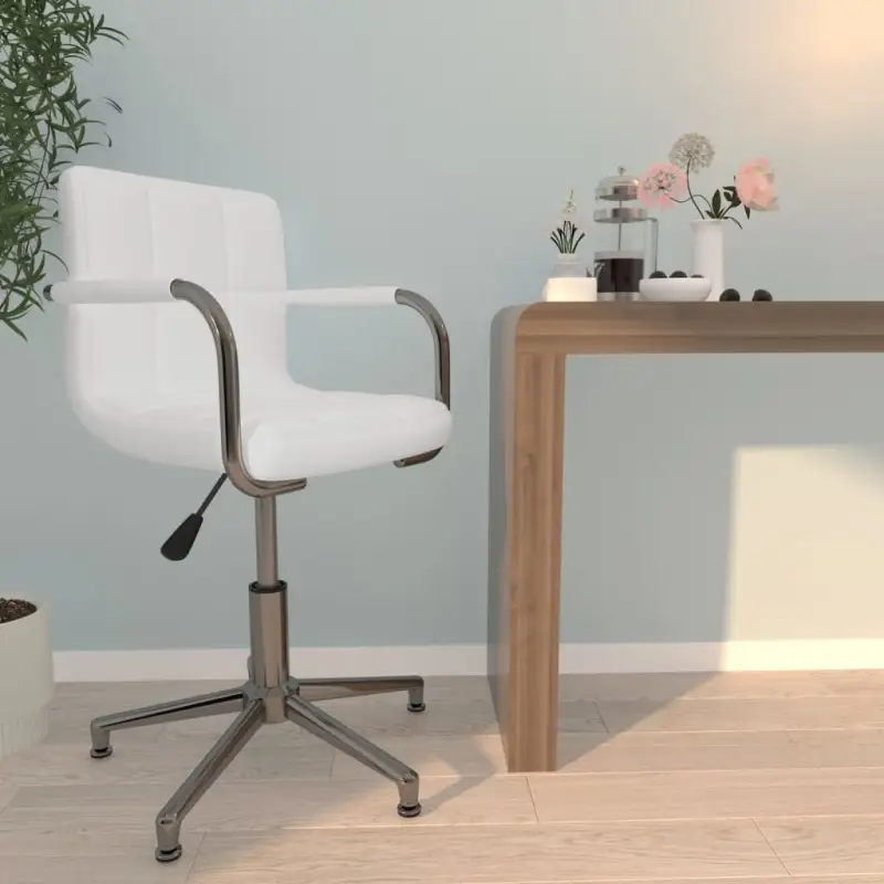 Trendy draaistoel voor kantoor met kunstleer en comfortabel zitplezier