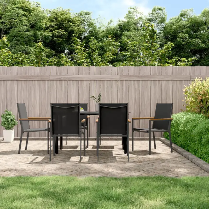 Trendy tuinstoelen met ademend textileen en UV-bestendigheid
